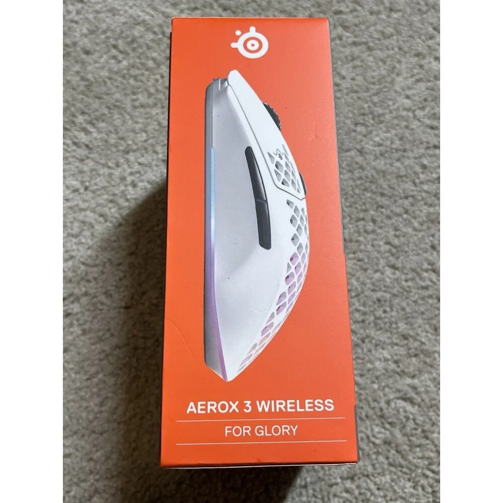 NEW Steelseries Aerox 3 Wireless Ultra Lightweight Gaming Mouse Snow White A